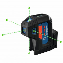 Green-Beam Five-Point Self-Leveling Alignment Laser