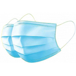 Pleated Face Mask - 3-Ply - Disposable / 80-9078-0 (50/BX)
