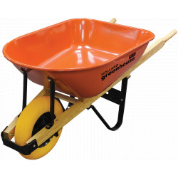 Wheelbarrow - 6 cu. ft. - Orange - Steel / W000429N