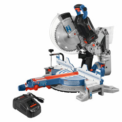 PROFACTOR 18V Surgeon 12 In. Dual-Bevel Glide Miter Saw Kit with (1) CORE18V 8.0 Ah PROFACTOR Performance Battery