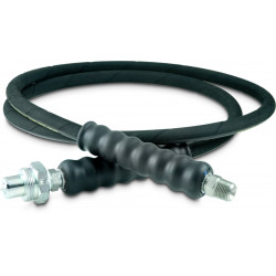 HC9206, 6 ft., Heavy-duty Rubber High Pressure Hydraulic Hose, .25 in. Internal Diameter