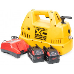 XC1202MB, Cordless Hydraulic Pump, 3/2 Valve, 120 in3 Usable Oil, Batteries and Charger Included, 115V
