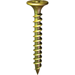 STREAKER Fine Thread 10 X 4", Bugle Head, Yellow Zinc, Bulk