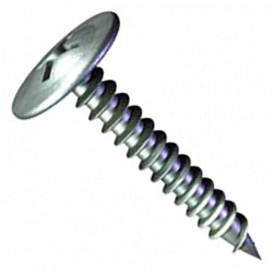 Drywall Screws - Wafer - #8 - Phillips / CLEAR ZINC *STREAKER™