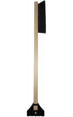 Snow Brush w/ Scraper - 25" - Wood / ICESCRAPER