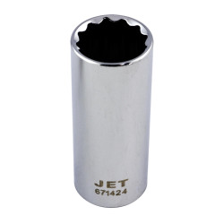 3/8" DR x 3/4" Deep Chrome Socket - 12 Point - *JET