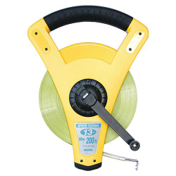 Open Reel Measuring Tape - 200' x 1/2" - Steel