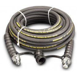 HC9206C, 6 ft., Heavy-duty Rubber High Pressure Hydraulic Hose, .25 in. Internal Diameter