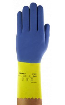 Chemical Gloves - Lined - Rubber / 87-224 Series
