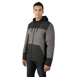 Heated Hooded Jacket (Kit) - Men's - Gray - 12V Li-Ion / 205G-21 Series *AXIS 2022