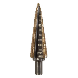 Milwaukee Cobalt Step Drill Bit #4 (3/16-7/8")