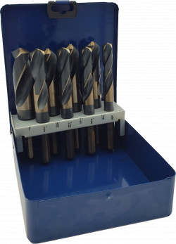 Jobber Bit Set - 118° - 3-Flat Shank / MBG83F (8 PC)