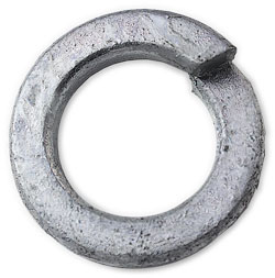 Lock Washer - Helical Spring - Steel / Hot Dipped Galvanized