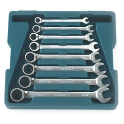 12 Piece Reversing Ratcheting Wrench Set