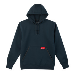 Heavy Duty Pullover Hoodie - Blue L