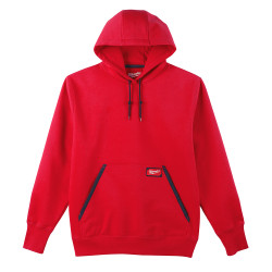 Heavy Duty Pullover Hoodie - Red XL
