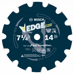 7-1/4 In. 14 Tooth Edge Circular Saw Blade for Nail Demolition