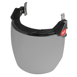 BOLT™ Full Face Shield - Gray Dual Coat Lens (Compatible with Milwaukee® Safety Helmets & Hard Hats)