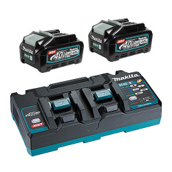 40V max XGT 4.0Ah Battery & Dual Port Rapid Charger Starter Kit