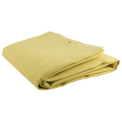 23-oz Acrylic-Coated Fiberglass Welding Blanket - Yellow - 6' x 8' - *JACKSON SAFETY