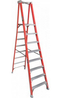 Fiberglass Platform Ladders - Type 1A