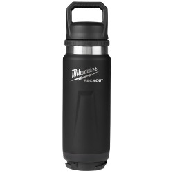 PACKOUT™ 24oz Insulated Bottle with Chug Lid - Black