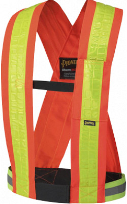 Hi-Viz Orange Safety Sash - O/S