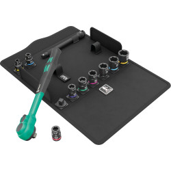 ZYKLOP 3/8" Drive Imperial Comfort Ratchet Set - 11 PC