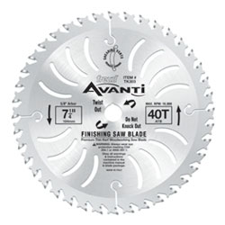 Circular Saw Blade - 7-1/4" - 40T / TK303