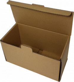 Corrugated Box - 8" x 4-1/4" x 4-5/8" - Brown / #C