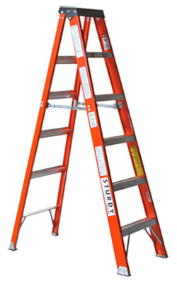 Step Ladder - Type 1A - Fiberglass / F486 Series *XHD