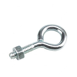 Eye Bolt w/ Nut - 3/16" - Steel / Zinc