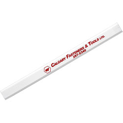 Carpenter Pencil - Calfast Logo - White / PENCIL CARP