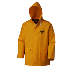 Yellow Flame Resistant PVC Rain Suit - L - *PIONEER