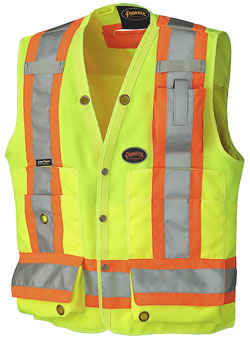 Surveyor's Safety Vest - Yellow Poly / 6693 Series