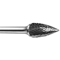 3/8" PTA Premier Series Tree Shape Carbide Burr (Pointed End)