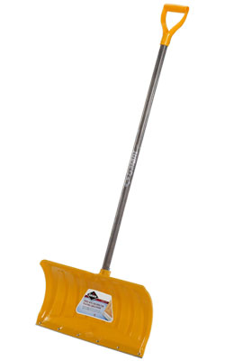 Steel Edge Snow Shovel - Poly - Yellow / APP Series *ALPINE
