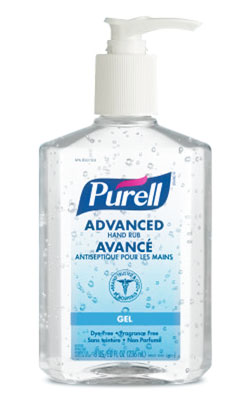 Hand Sanitizer - 236 mL - Top Pump Bottle / 9652 *Advanced