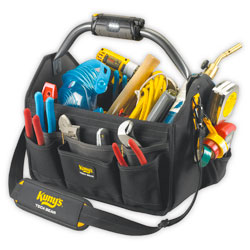 Lighted Tool Bag - 22 Pocket - 15" - Poly Fabric / L234