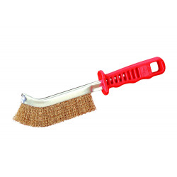 Scratch Brush Plastic Handle 10"x5"x5/8" .014 Wire Steel - *TYROLIT