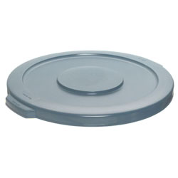 Plastic Garbage Can Lid - Grey