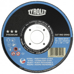 Type T-27 Premium Raised Hub Cutting Wheels