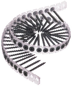 Collated Drywall Screw - #6 - Phillips / GRAY PHOSPHATE