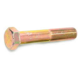 Hex Head Cap Screw 1-1/8" UNC - Grade 8 / Yellow Zinc