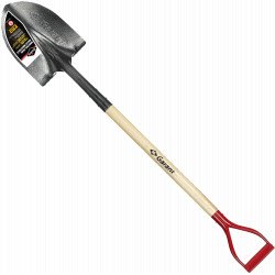 Round Point Shovel - D-Handle - Steel / GHR2FD35S *PRO