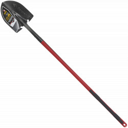 Round Point Shovel - Long Handle - Steel / GPHR2FLS *PRO