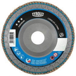 Premium Flap Disc-Plastic Backed-C-Trim 7"x7/8" TYPE 29 ZA 60 - *C-TRIM