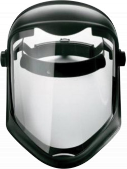 Face Shield - Clear - Black Suspension / S8510 *BIONIC™