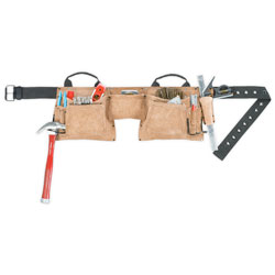 Tool Belt - 12 Pocket - Suede Leather / AP527X