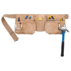 Tool Belt - 11 Pocket - Split Leather / AP622